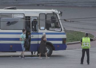 Liberado el autobús secuestrado en Ucrania y detenido el secuestrador