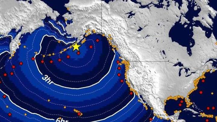 Alerta de tsunami en Alaska por un terremoto de magnitud 7,8