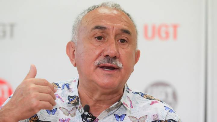 El secretario general de UGT, Pepe Álvarez, ha denunciado este miércoles que la gestión del ingreso mínimo vital (IMV) es "caótica" y que "no lo cobra nadie todavía"