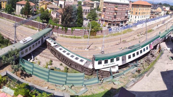 Los diez kilómetros de un tren fantasma en Italia