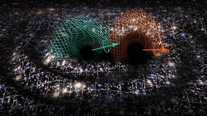 Descubren el agujero negro más masivo capaz de generar ondas gravitaciones en el espacio-tiempo