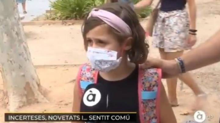 El mensaje de una niña que se ha hecho viral: "Es mejor llevar la mascarilla que morirse"