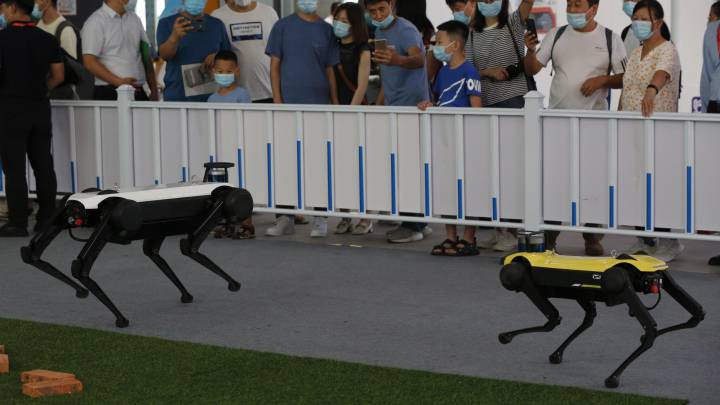 La Fuerza Aérea estadounidense utiliza perros robots en sus últimos ejercicios