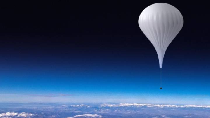 Estratosfera viaje EOS-X Space globo