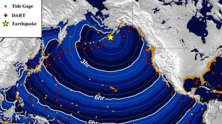 Alerta de tsunami en Alaska tras un terremoto de intensidad 7,5