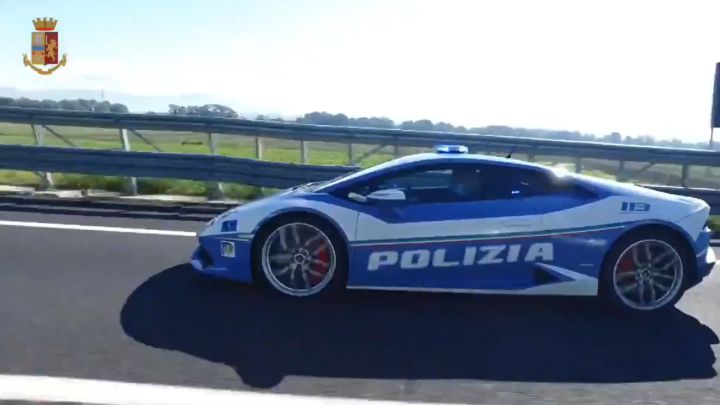La policía italiana usa su Lamborghini para transportar un riñón en tiempo récord
