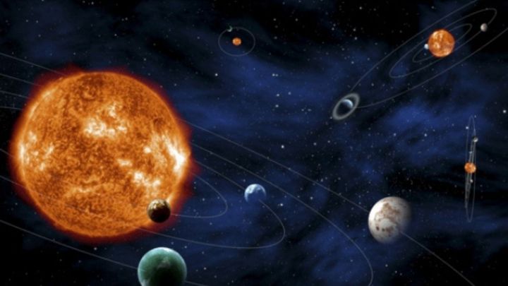 Sistema solar planetas rutas cometas Júpiter Neptuno