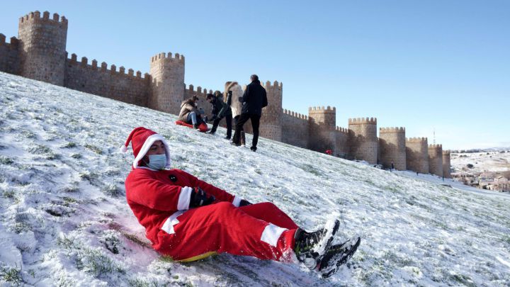 Un fin de semana de lluvia y nieve en España