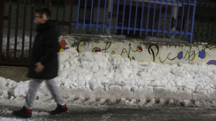Madrid filomena Almeida vuelta colegios nieve