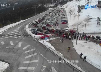 Colapso en la sierra de Madrid