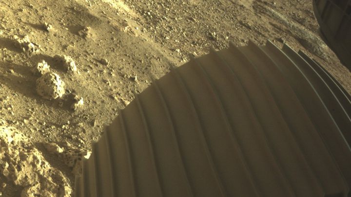 Primeras imágenes en color del Perseverance en Marte