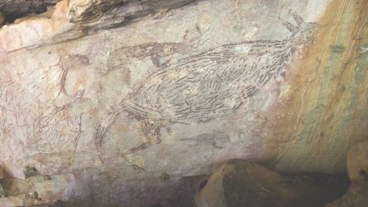 La pintura en la roca más antigua de Australia