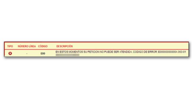 Declaracion de la renta Agencia Tributaria error modelo