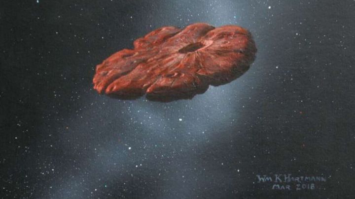 Oumuamua cometa Plutón restos sistema solar espacio
