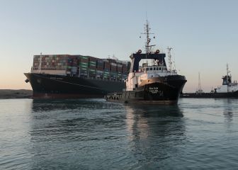 El 'Ever Given' restablece el tráfico en el Canal de Suez