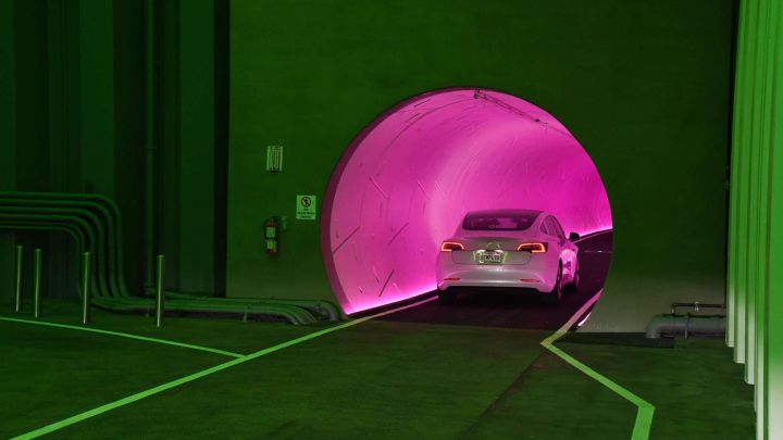 El túnel de Elon Musk para que los Tesla circulen en Las Vegas
