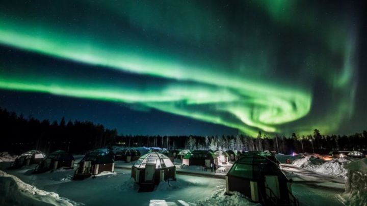 Aurora boreal tormenta geomagnética NASA vigilancia