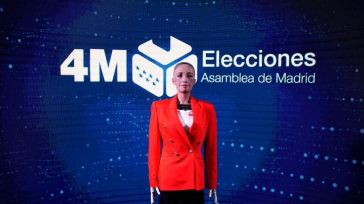 Así es Sophia, el robot para seguir los resultados de las elecciones en Madrid en directo