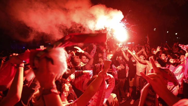 Atlético de Madrid coronavirus aglomeraciones celebración Neptuno César Carballo advertencia