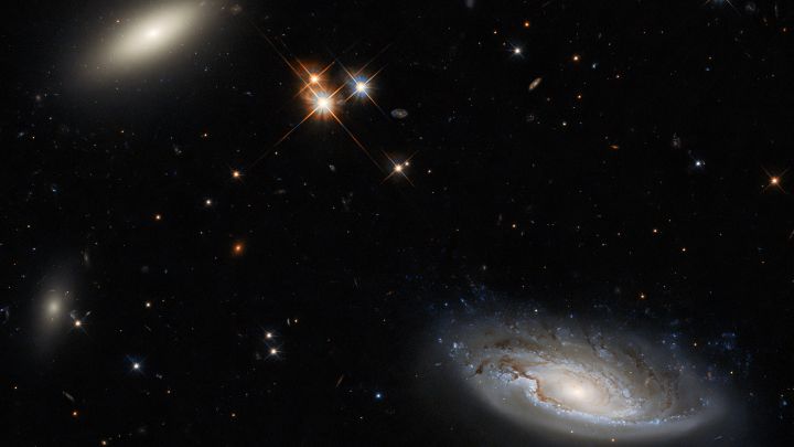Extremadamente importante incluir Armonioso El telescopio espacial Hubble capta dos enormes galaxias - AS.com