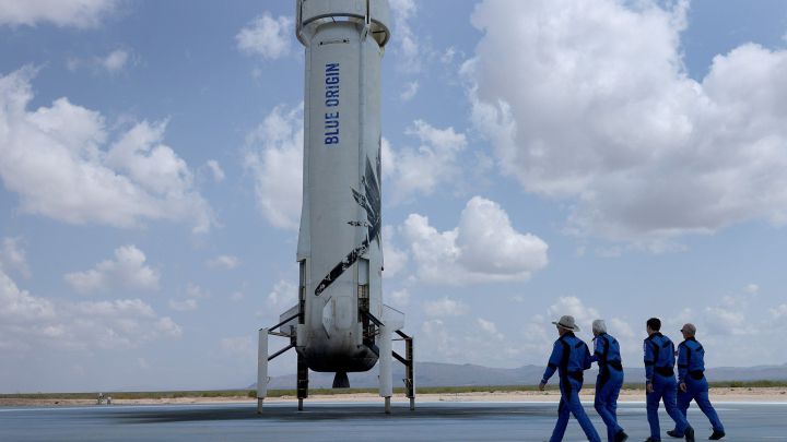 Viaje de Jeff Bezos al espacio | Blue Origin | Resumen y aterrizaje de la nave New Shepard
