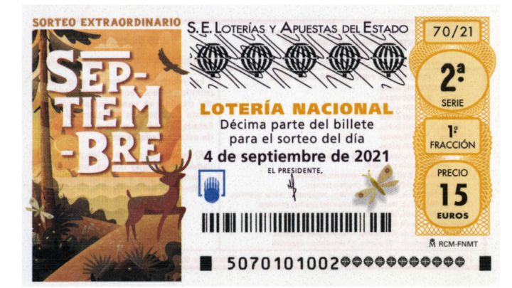 Lotería Nacional: comprobar los resultados del Sorteo Extraordinario de Septiembre de hoy, sábado 4 de septiembre