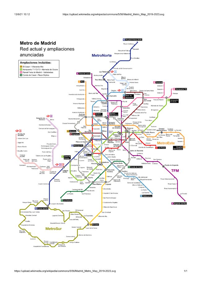 As Ser El Mapa Del Metro De Madrid Tras Sus Futuras Ampliaciones AS