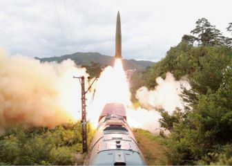 Corea del Norte asegura que lanzó misiles desde un tren