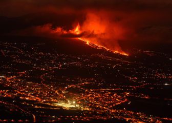 What happens when the lava reaches the sea?