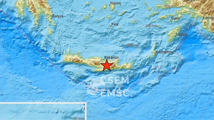 La isla de Creta tiembla tras un terremoto de magnitud 6,5