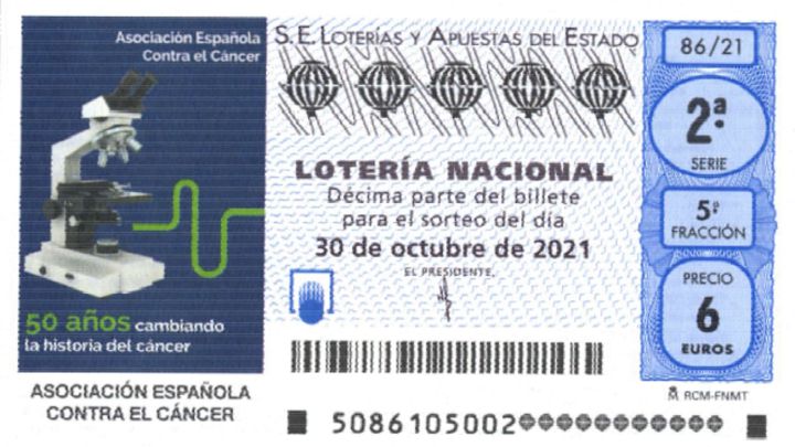 Lotería Nacional: comprobar los resultados del Sorteo de hoy, sábado 30 de octubre