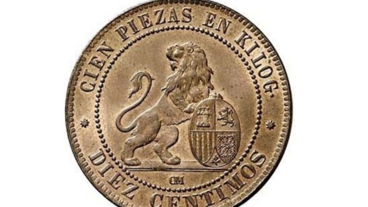 ¿Por qué se le llamaba "perra gorda" a la moneda de diez céntimos de peseta en España?