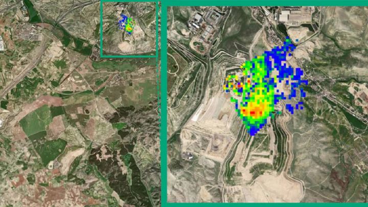 Detectan fuertes emisiones de metano en Madrid desde un satélite espacial