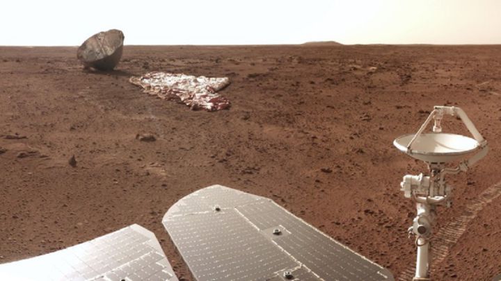 Descubrimiento de "gran interés científico" en Marte del rover Zhurong.