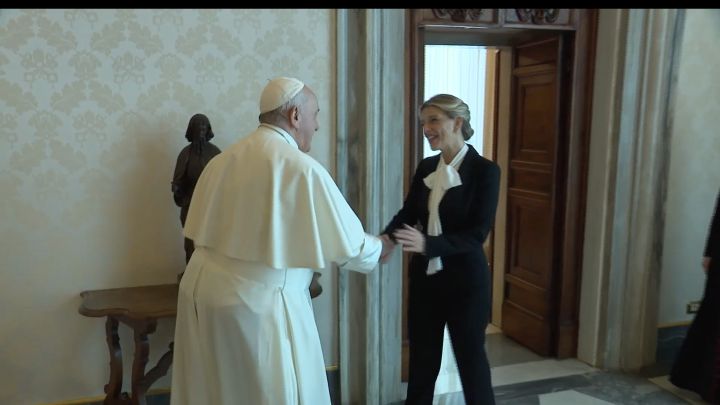La pregunta del Papa Francisco a Yolanda Díaz por una exministra
