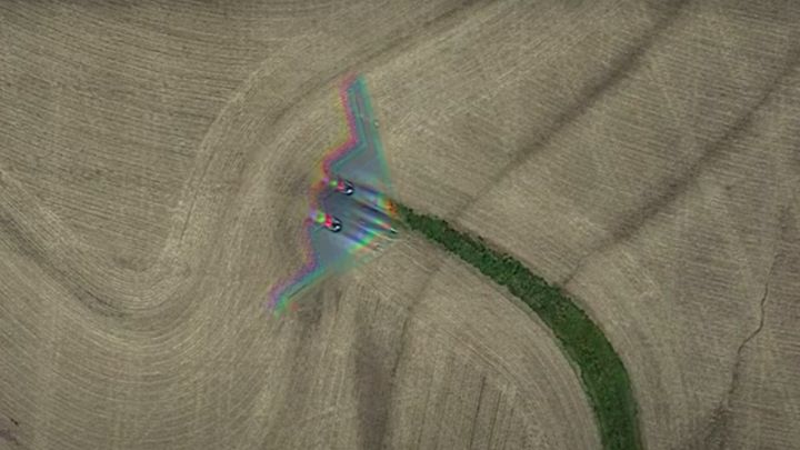 Un jardinero descubre en Google Earth la imagen de un avión de la Fuerza Aérea de EEUU