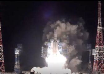 Un cohete ruso descontrolado entra en la atmósfera