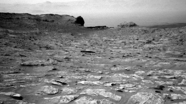 El nuevo escenario del rover Curiosity en Marte.