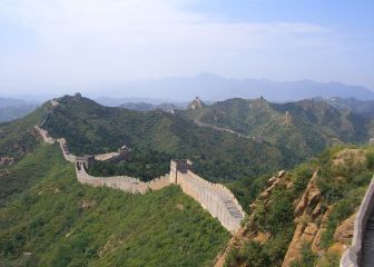 Se derrumba una sección de la Gran Muralla China