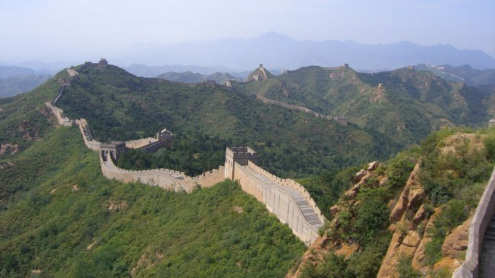 Se derrumba una sección de la Gran Muralla China