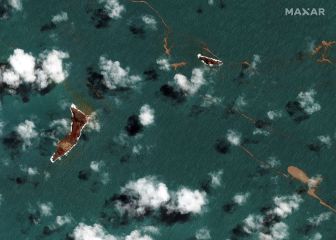 Así ha cambiado la isla de Tonga en tres días: imágenes sobrecogedoras