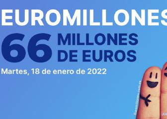 Euromillones: un acertante gana 67,4 millones de euros