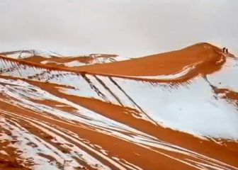 El desierto del Sáhara 'se congela'