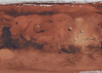 Desvelan qué es el agua hallada en el polo sur de Marte