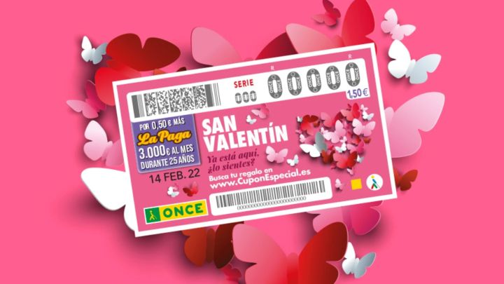 Sueldazo de San Valentín de la ONCE: comprobar los resultados del sorteo hoy, lunes 14 de febrero