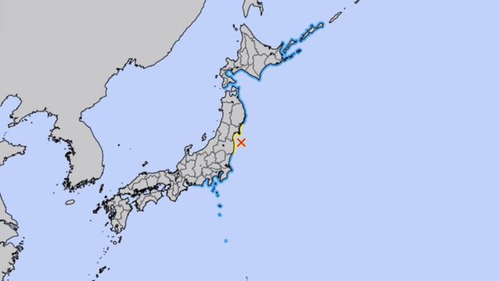 Terremoto de 7,3 en Japón y alerta de tsunami