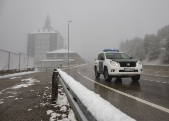 La nieve complica la circulación en España