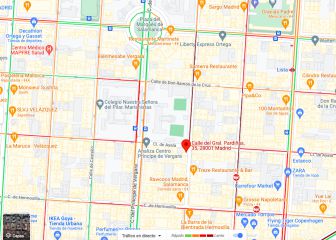 Dónde ha sido la explosión en Madrid: el mapa de la calle Ayala con General Pardiñas