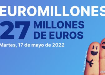 Euromillones: comprobar los resultados del sorteo de hoy, martes 17 de mayo