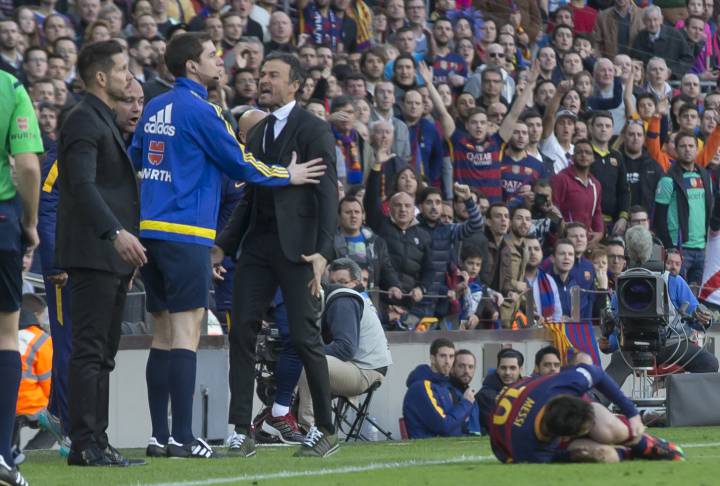 Luis Enrique: "I was shocked by Filipe Luis' tackle on Messi"